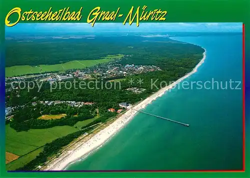 AK / Ansichtskarte Graal Mueritz_Ostseebad Fliegeraufnahme Graal Mueritz_Ostseebad