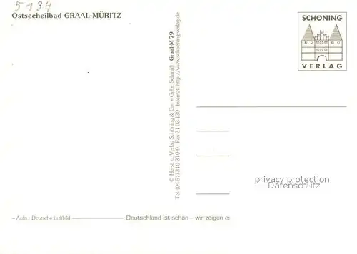 AK / Ansichtskarte Graal Mueritz_Ostseebad Fliegeraufnahme Graal Mueritz_Ostseebad