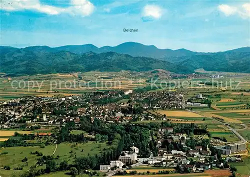 AK / Ansichtskarte Bad_Krozingen Fliegeraufnahme mit Belchen Bad_Krozingen