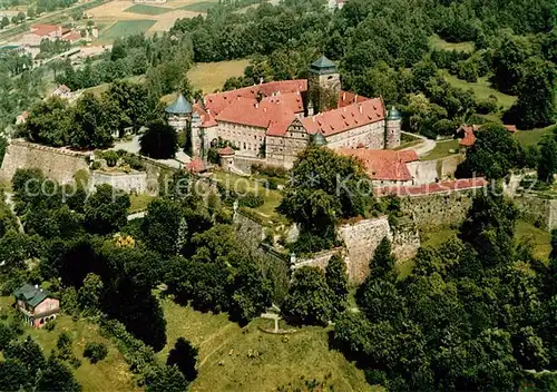 AK / Ansichtskarte Kronach_Oberfranken Veste Rosenberg Fliegeraufnahme Kronach Oberfranken