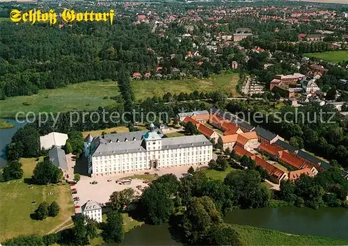 AK / Ansichtskarte Schleswig_Schlei Schloss Gottorf Fliegeraufnahme Schleswig_Schlei