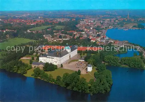 AK / Ansichtskarte Schleswig_Schlei Schloss Gottorp Fliegeraufnahme Schleswig_Schlei