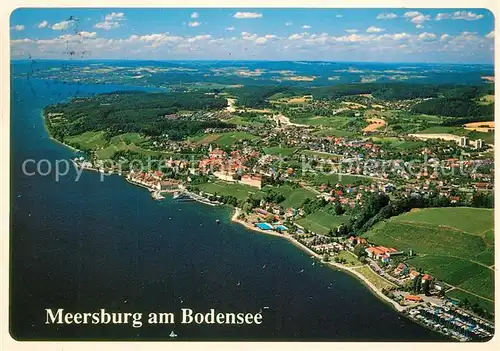 AK / Ansichtskarte Meersburg_Bodensee Fliegeraufnahme Meersburg Bodensee