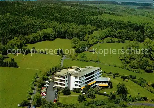 AK / Ansichtskarte Bad_Marienberg Ferien Schroth Kneipp Kurhotel Wildpark Fliegeraufnahme Bad_Marienberg