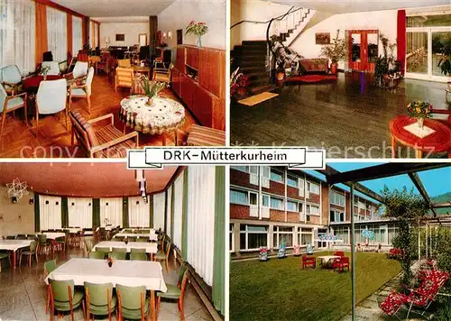 AK / Ansichtskarte Bad_Wildungen DRK Muetterkurheim Speisesaal Liegewiese Bad_Wildungen