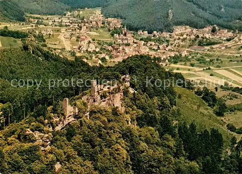 AK / Ansichtskarte Erfweiler Ehlingen Burgruine Alt Dahn Fliegeraufnahme Erfweiler Ehlingen