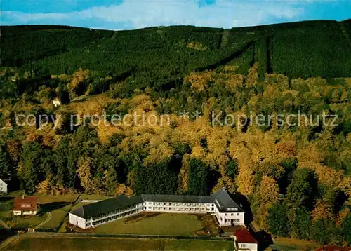 AK / Ansichtskarte Iburg_Teutoburger_Wald Kneipp Sanatorium Fliegeraufnahme Iburg_Teutoburger_Wald