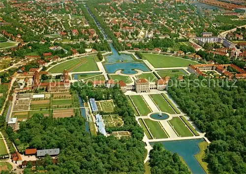 AK / Ansichtskarte Muenchen Schloss Nymphenburg Fliegeraufnahme Muenchen