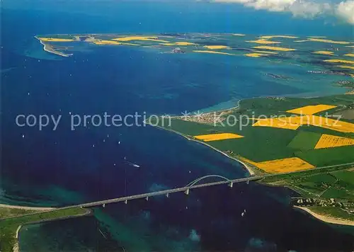 AK / Ansichtskarte Fehmarnsund Fehmarnsundbruecke Fliegeraufnahme Fehmarnsund