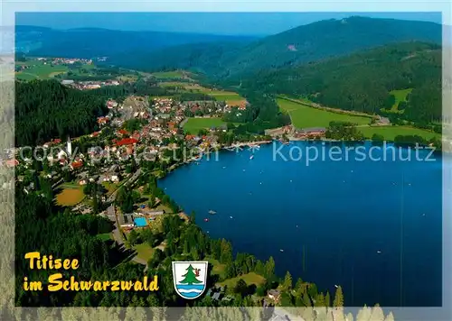 AK / Ansichtskarte Titisee Fliegeraufnahme Titisee