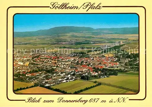 AK / Ansichtskarte Goellheim Blick zum Donnersberg Fliegeraufnahme Goellheim