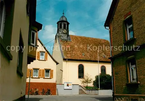 AK / Ansichtskarte Leiselheim_Worms Kirche Leiselheim Worms