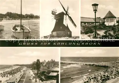 Kuehlungsborn_Ostseebad Boot Windmuehle Kurpark Strand Promenade Seebruecke Kuehlungsborn_Ostseebad