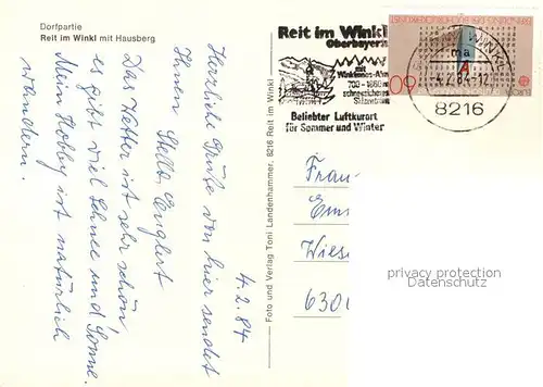 Reit_Winkl Dorfpartie mit Hausberg im Winter Reit_Winkl