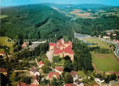 Bad_Iburg Schloss Teutoburger Wald Fliegeraufnahme Bad_Iburg