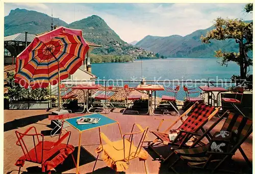 AK / Ansichtskarte Lugano_TI Hotel Condor Rigi Fam. Barmettler Lugano_TI