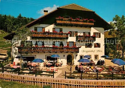 AK / Ansichtskarte Oberinn_am_Ritten_Suedtirol Pension Beggasthof Ploerr Oberinn_am