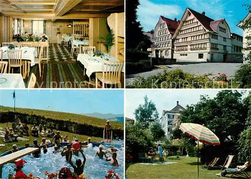 AK / Ansichtskarte Toggenburg Hotel Metzgerei Loewen Freibad Toggenburg