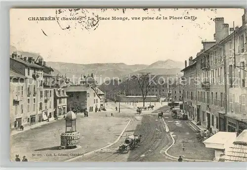 AK / Ansichtskarte Chambery_Savoie Place Moge Place Caffe Chambery Savoie