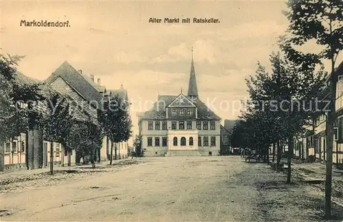 AK / Ansichtskarte Markoldendorf Alter Markt Ratskeller Markoldendorf