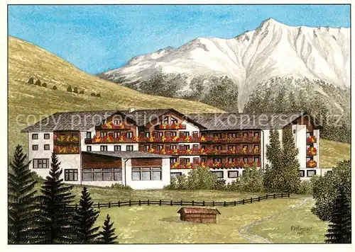 AK / Ansichtskarte Fiss_Tirol Hotel Fisser Hof  Fiss_Tirol