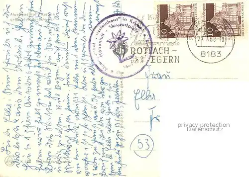 AK / Ansichtskarte Filzstein Gasthaus gegen Ronachgeier Filzstein