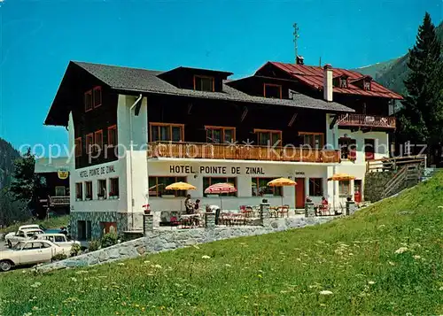 AK / Ansichtskarte Zinal_VS Hotel Pointe de Zinal Zinal_VS