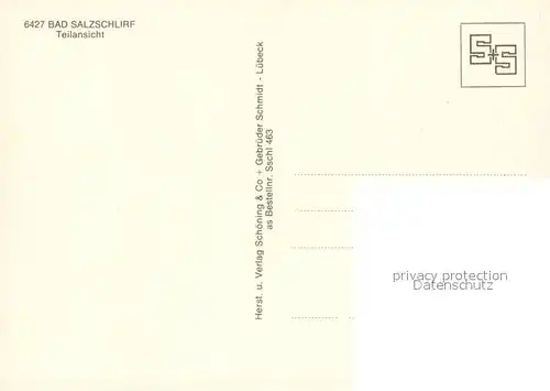 AK / Ansichtskarte Bad_Salzschlirf  Bad_Salzschlirf