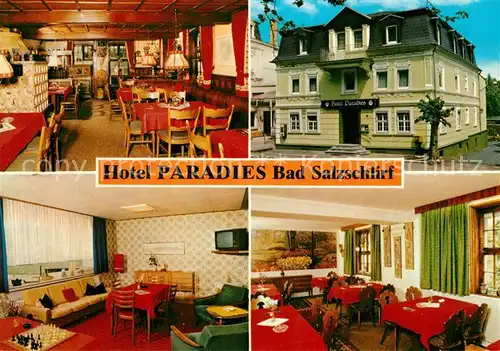 AK / Ansichtskarte Bad_Salzschlirf Hotel Paradies Bad_Salzschlirf