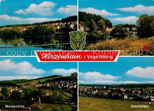 AK / Ansichtskarte Hirzenhain_Wetteraukreis im Vogelsberg Glashuetten Merkenfritz  Hirzenhain Wetteraukreis
