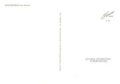 AK / Ansichtskarte Eberbach_Neckar Camping am Neckar Eberbach Neckar