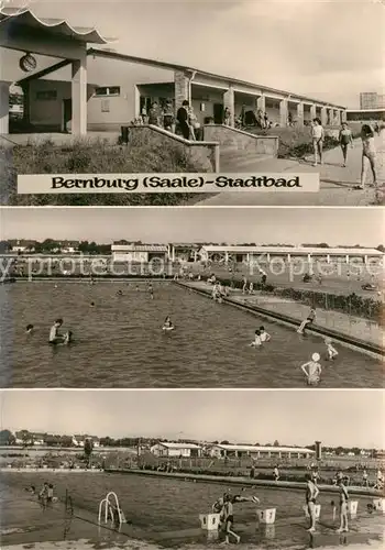 AK / Ansichtskarte Bernburg_Saale Stadtbad Bernburg_Saale