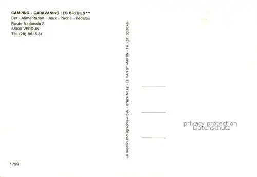 AK / Ansichtskarte Verdun_Meuse Camping Les Breuils Verdun Meuse