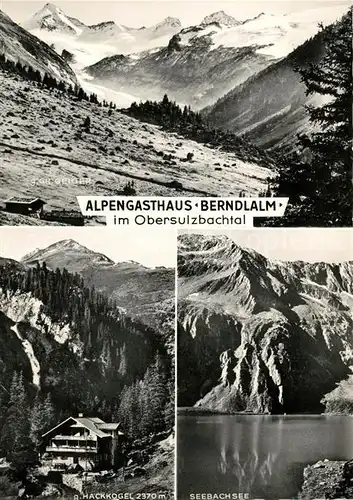 AK / Ansichtskarte Neukirchen_Grossvenediger Almgasthof Berndlalm Obersulzbachtal Seebachsee  Neukirchen Grossvenediger