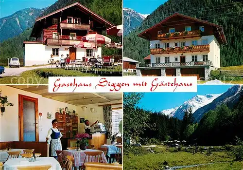 AK / Ansichtskarte Neukirchen_Grossvenediger Gasthaus Siggen Neukirchen Grossvenediger