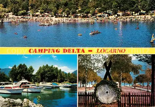 AK / Ansichtskarte Locarno_TI Camping Delta  Locarno_TI