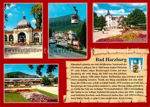 AK / Ansichtskarte Bad_Harzburg Karl Franke Platz Bergbahn Kurhaus  Bad_Harzburg