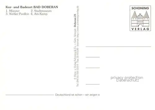AK / Ansichtskarte Bad_Doberan Muenster Stadtmuseum Weisser Pavillon Am Kamp Bad_Doberan