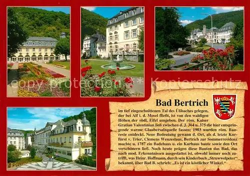 AK / Ansichtskarte Bad_Bertrich Kurhaus Kurhotel  Bad_Bertrich