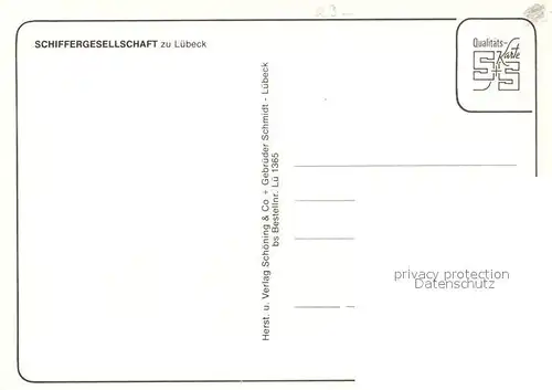 AK / Ansichtskarte Luebeck Schiffergesellschaft  Luebeck