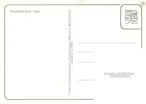 AK / Ansichtskarte Luebeck Dom Luebeck
