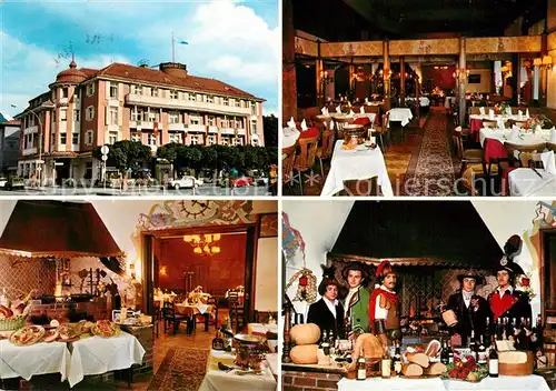 AK / Ansichtskarte Garmisch Partenkirchen Hotel Vierjahreszeiten Speisesaal Grill Restaurant Garmisch Partenkirchen