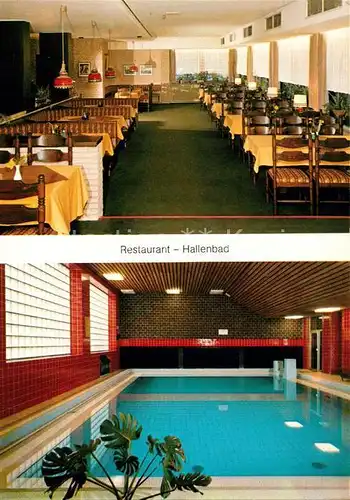 AK / Ansichtskarte Garbsen Waldhotel Garbsener Schweiz Restaurant Hallenbad Garbsen