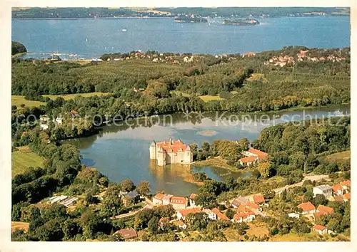 AK / Ansichtskarte Gluecksburg_Ostseebad Schloss Gluecksburg Fliegeraufnahme Gluecksburg_Ostseebad