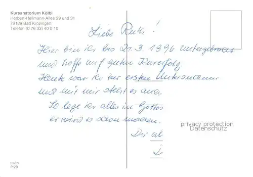 AK / Ansichtskarte Bad_Krozingen Kursanatorium Koelbl Bad_Krozingen