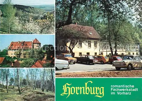 AK / Ansichtskarte Hornburg_Eisleben Ausflugslokal Willeckes Lust am Kleinen Fallstein Panorama Hornburg_Eisleben