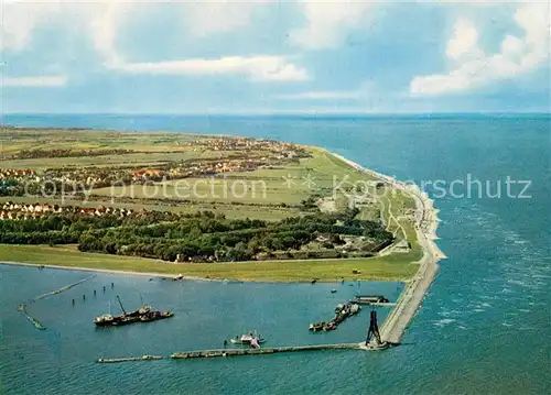 AK / Ansichtskarte Cuxhaven_Doese_Nordseebad An der Kugelbake Fliegeraufnahme Cuxhaven_Doese_Nordseebad
