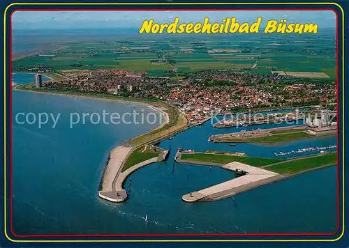 AK / Ansichtskarte Buesum_Nordseebad Fliegeraufnahme Buesum_Nordseebad
