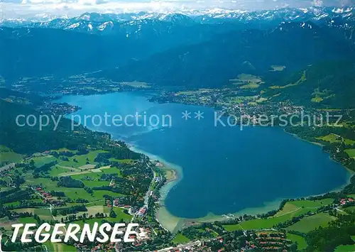 AK / Ansichtskarte Tegernsee Fliegeraufnahme Tegernsee