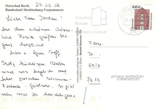 AK / Ansichtskarte Rerik_Ostseebad Fliegeraufnahme Rerik_Ostseebad